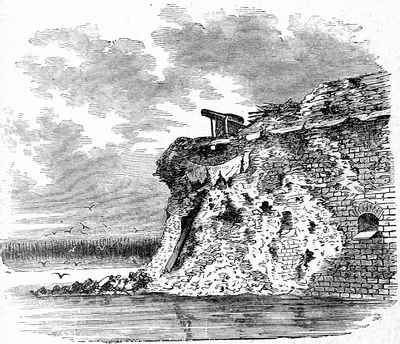 Breach in Fort Pulaski