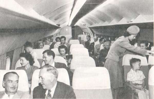 Interior view, Lockheed Super Constellation