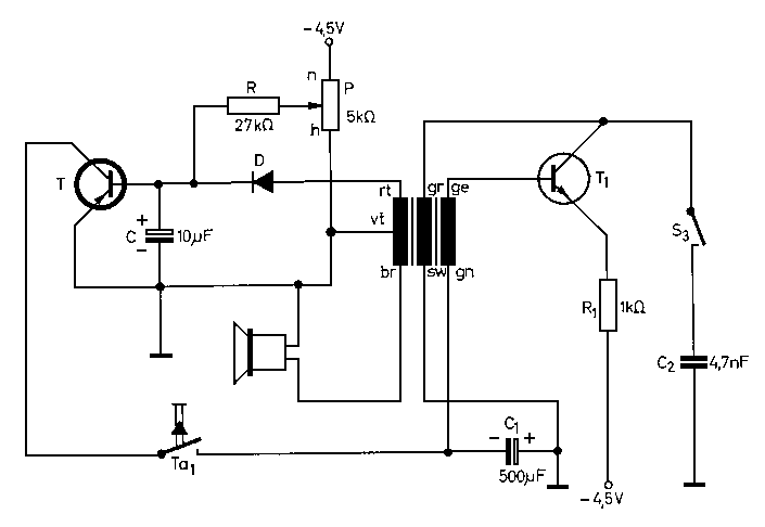 Ein Heulton- und Impulsgenerator