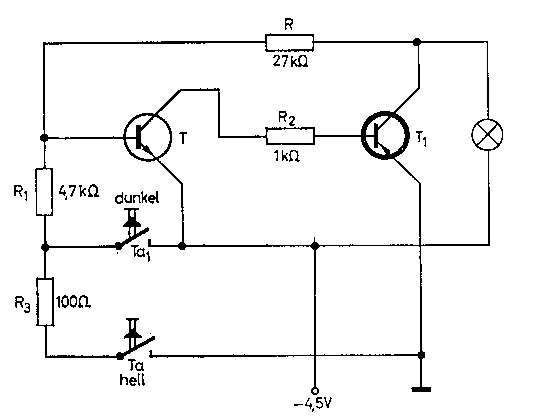 Ein bistabiler Komplementär-Multivibrator