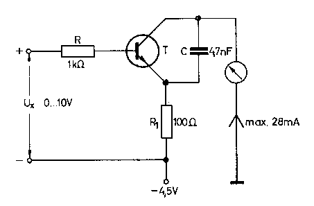 Ein elektronisches Transistorvoltmeter