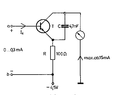 Ein elektronisches Mikroamperemeter