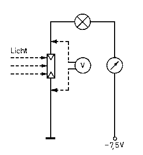 Eine ganz einfache photoelektronische Schaltung