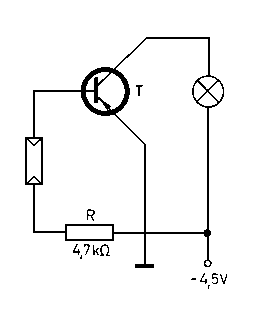 Photoelektronische Schaltung mit Verstärker