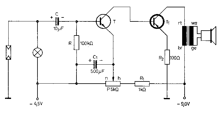 Ein photoelektronischer Wechselspannungs-Verstärker