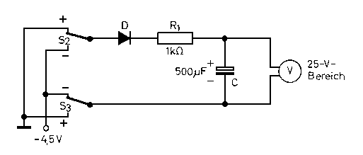 Die Diode als Schutz für Falschpolung von Elektrolytkondensatoren