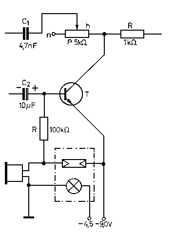 Rückkopplung über Potentiometer